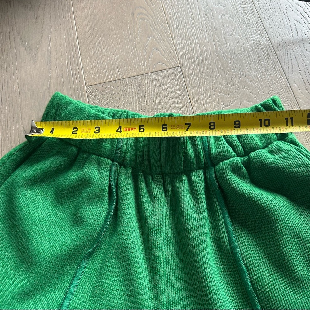 ✨Emerald Green Angora Blend Knit Set | Asymmetrical Top + Wide-Leg Pants Size M✨ - Picture 13 of 16